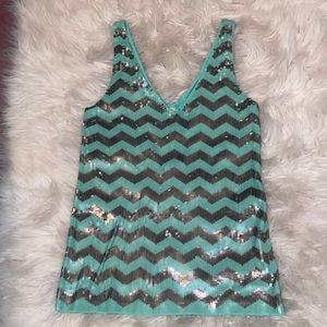 JCREW Sequin Tank Top